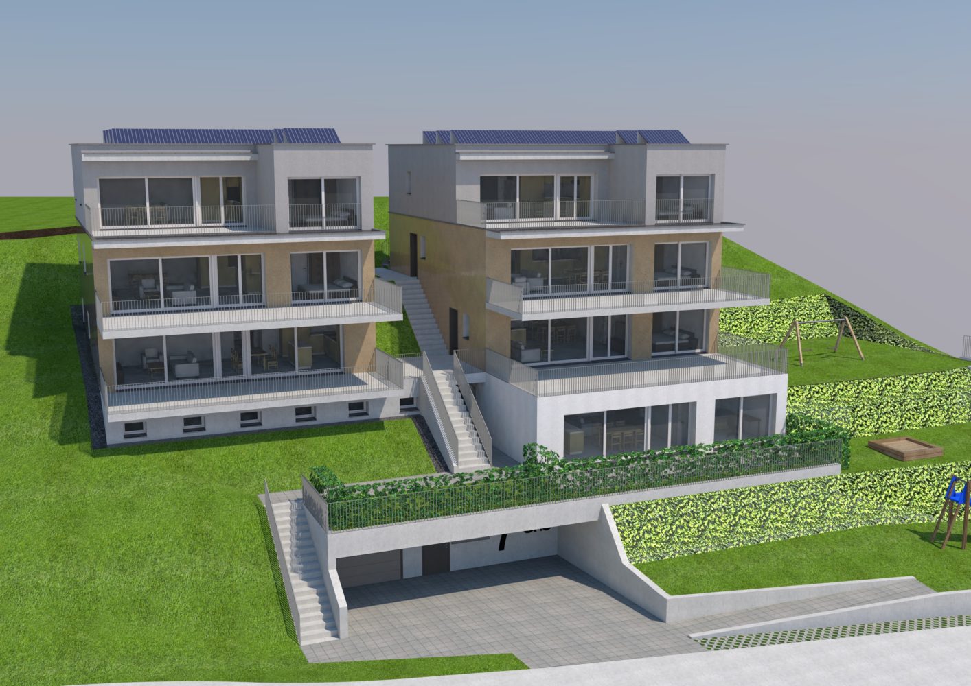Neubauprojekt mit 7 Eigentumswohnungen in Gattikon