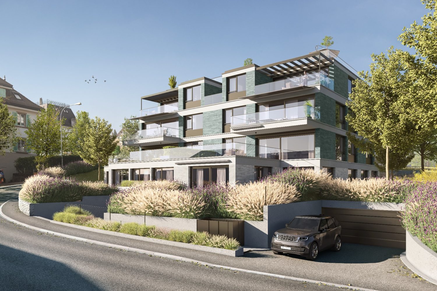 Neubau mit 8 Eigentumswohnungen in Kilchberg