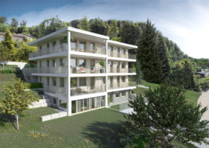 3D-Architekturillustration-Neubau-Mehrfamilienhaus