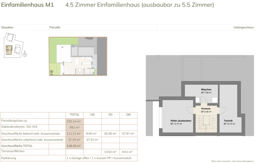 Grundriss M1 anpassbar